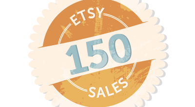 150 Etsy Sales and Counting! 150 Etsy Sales and Counting!